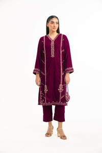 EMBROIDERED VELVET SUIT