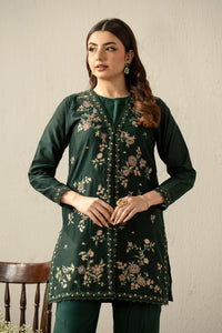 EMBROIDERED COTTON NET STITCHED 2 PIECE SUIT