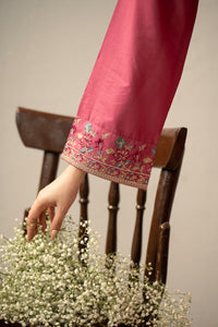 EMBROIDERED SLUB LAWN STITCHED 2 PIECE SUIT