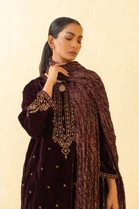 EMBROIDERED VELVET STITCHED DUPATTA (FACTORY E-OUTLET)