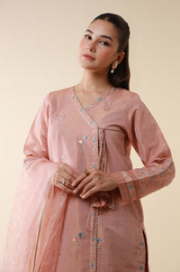 Stitched 3 Piece Embroidered Cotton Mysuri Suit