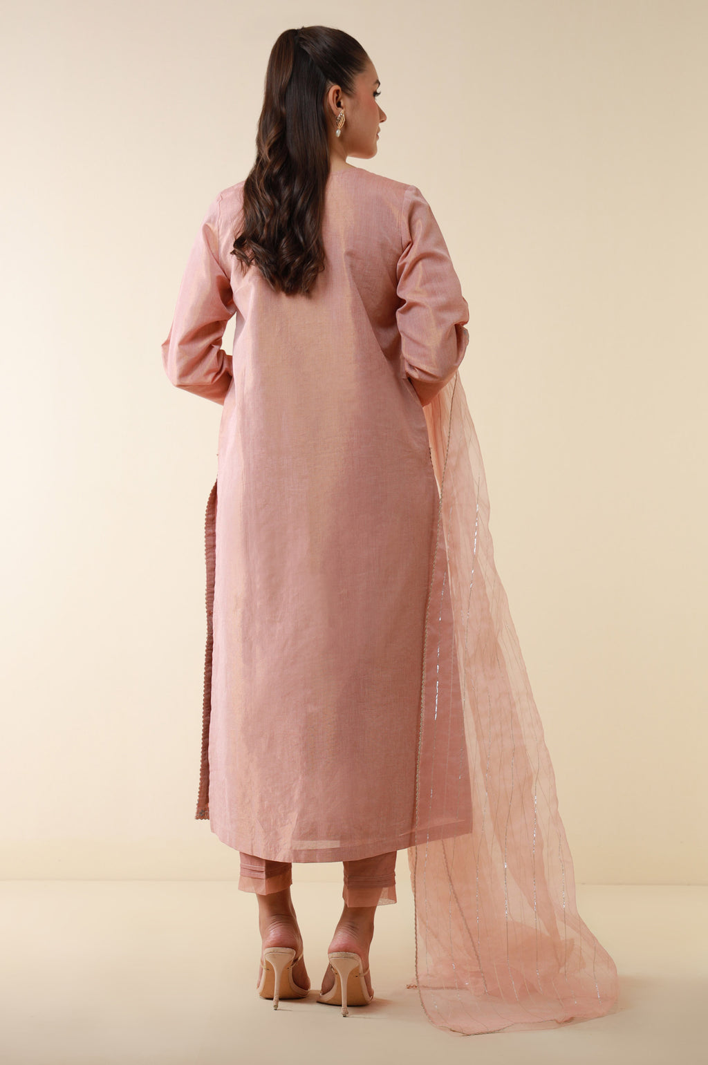 Stitched 3 Piece Embroidered Cotton Mysuri Suit