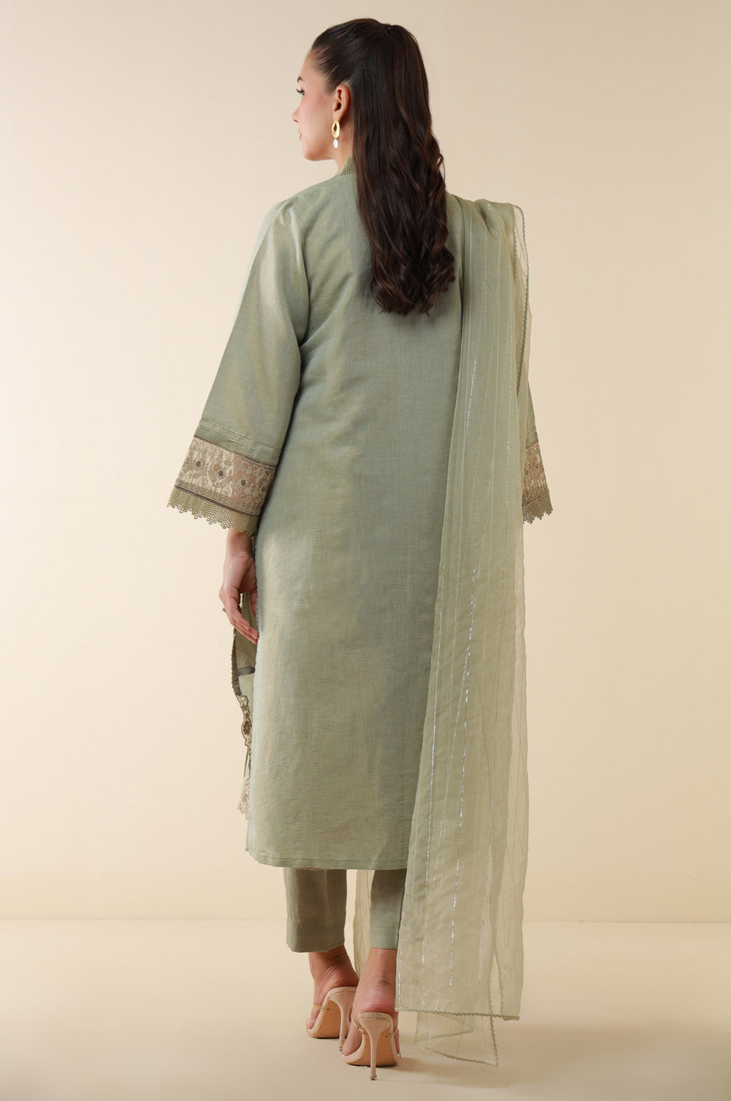 Stitched 3 Piece Embroidered Mysuri Suit