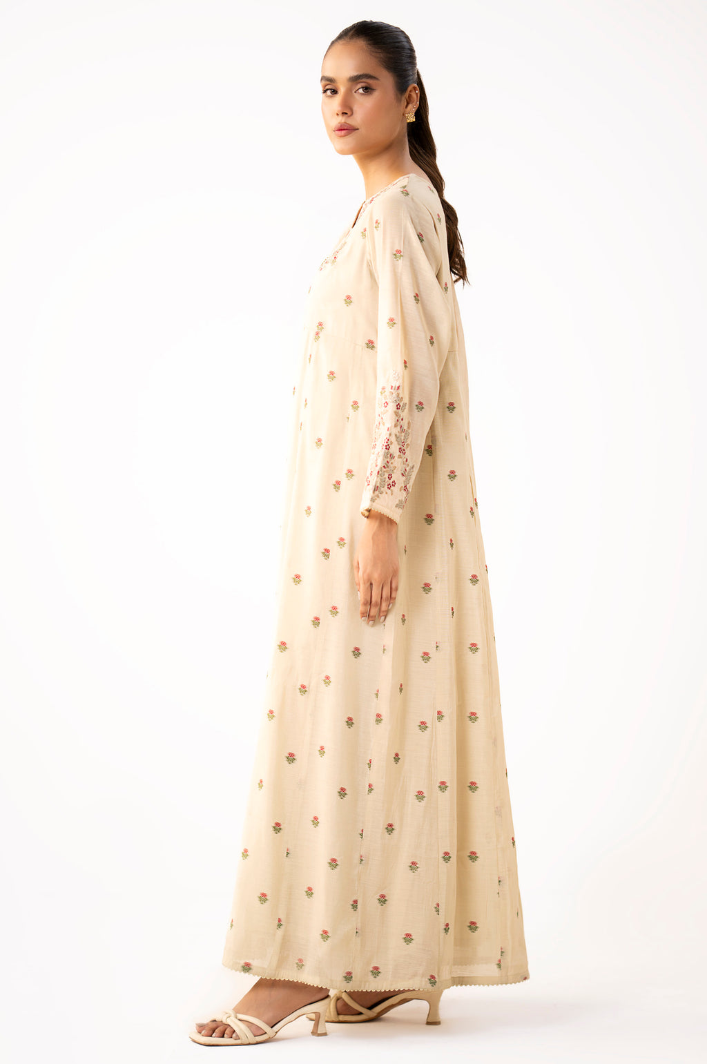 Stitched 3 Piece Embroidered Jacquard Suit
