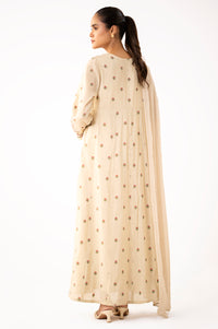Stitched 3 Piece Embroidered Jacquard Suit