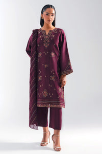 EMBROIDERED ORGANZA SUIT (FACTORY E-OUTLET)