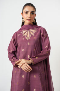 STITCHED EMBROIDERED SUIT (FACTORY E-OUTLET)