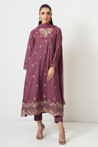 STITCHED EMBROIDERED SUIT (FACTORY E-OUTLET)