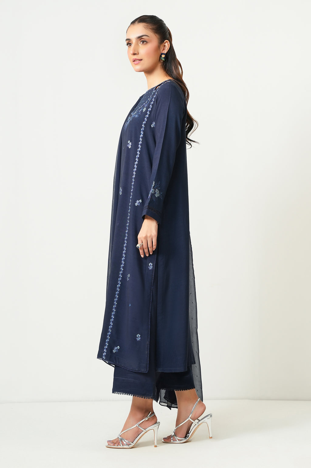 EMBROIDERED SHIRT BOTTOM SUIT