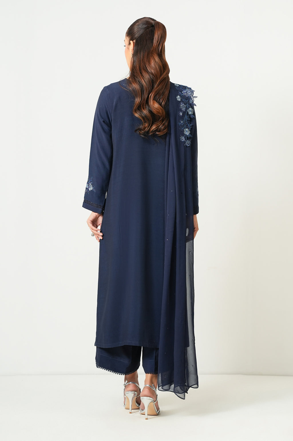 EMBROIDERED SHIRT BOTTOM SUIT