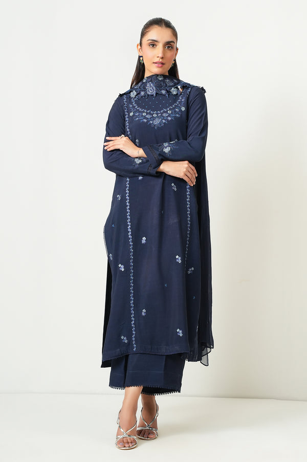 EMBROIDERED SHIRT BOTTOM SUIT