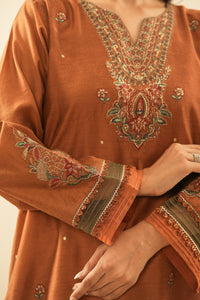 STITCHED EMBROIDERED COTTON NET SUIT
