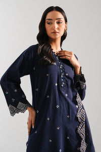 EMBROIDERED CAMBRIC STITCHED 3 PIECE SUIT (FACTORY E-OUTLET)