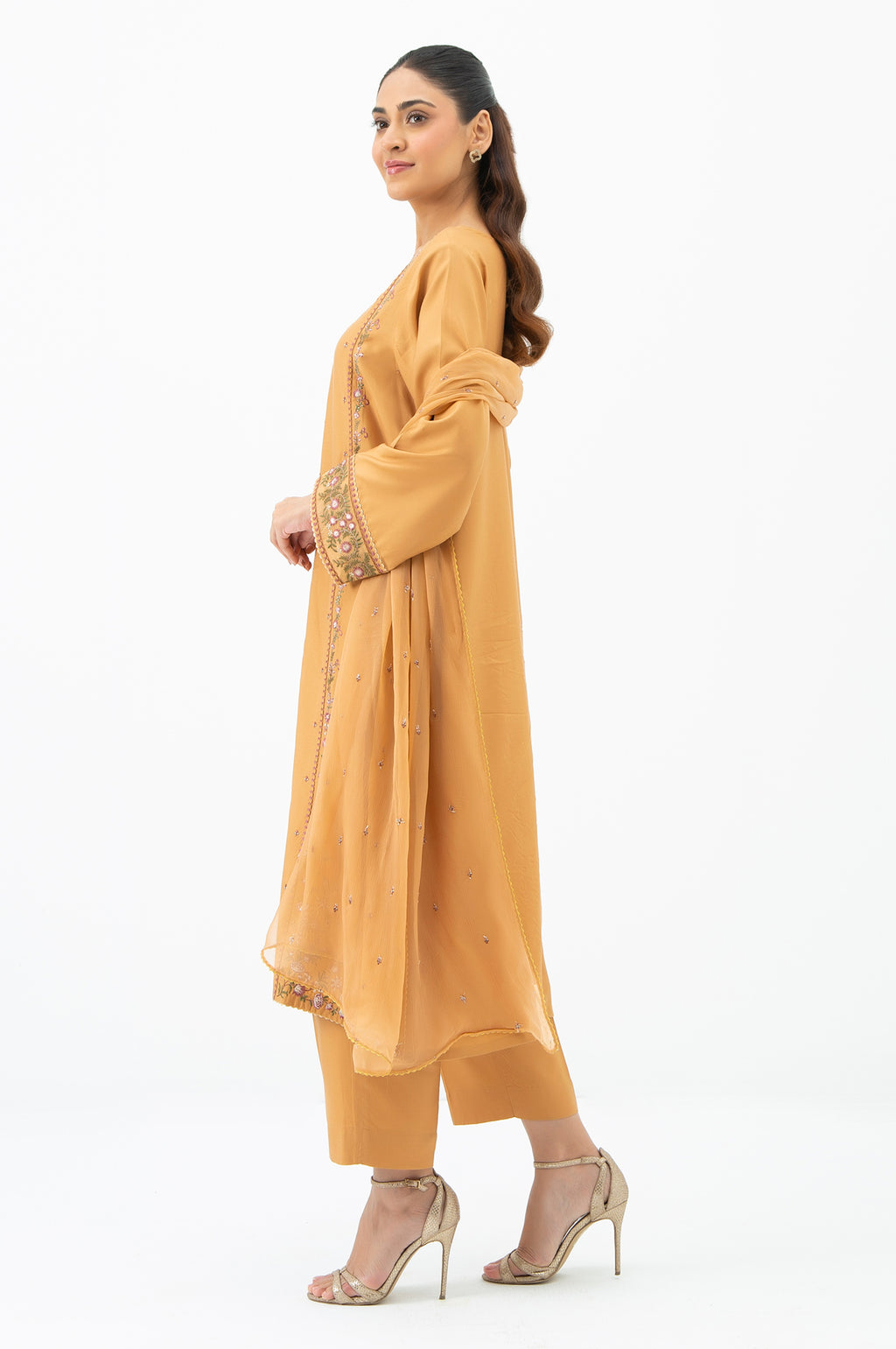EMBROIDERED OAK SILK STITCHED SHIRT BOTTOM (FACTORY E-OUTLET)