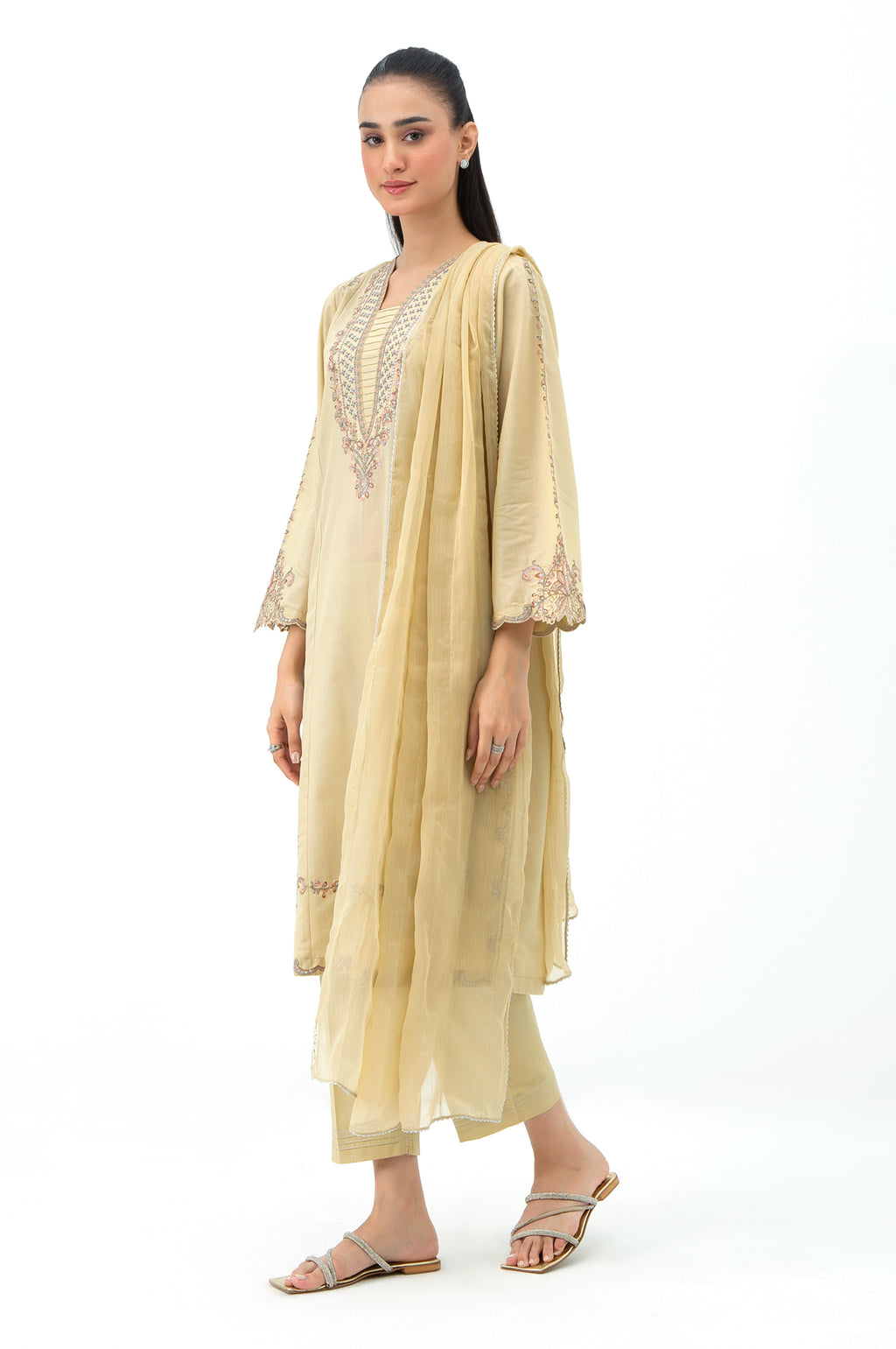 CAMBRIC STITCHED DUPATTA (FACTORY E-OUTLET)