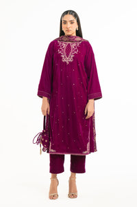 EMBROIDERED VELVET SUIT