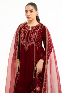 EMBROIDERED VELVET SUIT