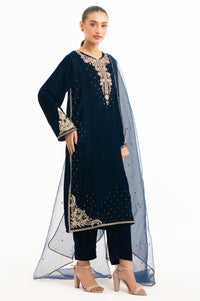 EMBROIDERED VELVET SUIT