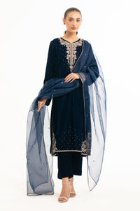 EMBROIDERED VELVET SUIT