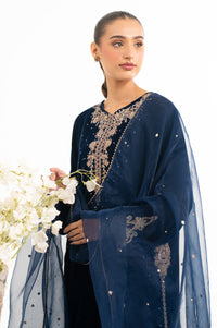 EMBROIDERED VELVET SUIT