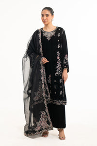 EMBROIDERED VELVET SUIT