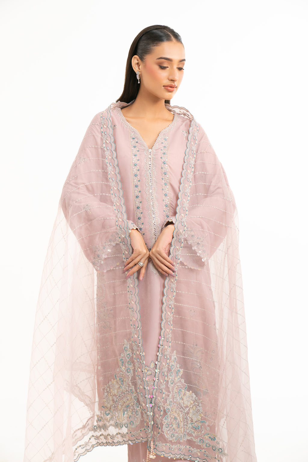 EMBROIDERED VELVET SUIT