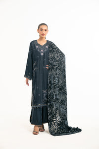EMBROIDERED VELVET SUIT