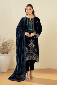 EMBROIDERED VELVET SUIT