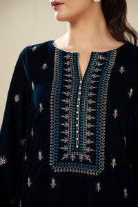 EMBROIDERED VELVET SUIT