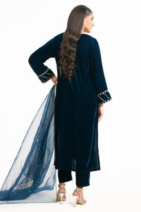 EMBROIDERED VELVET SUIT