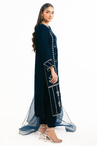 EMBROIDERED VELVET SUIT