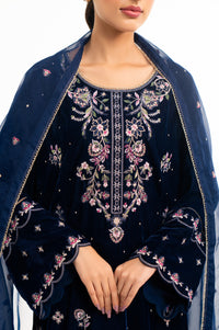 EMBROIDERED VELVET SUIT