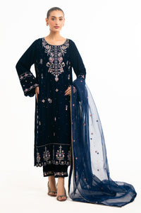 EMBROIDERED VELVET SUIT