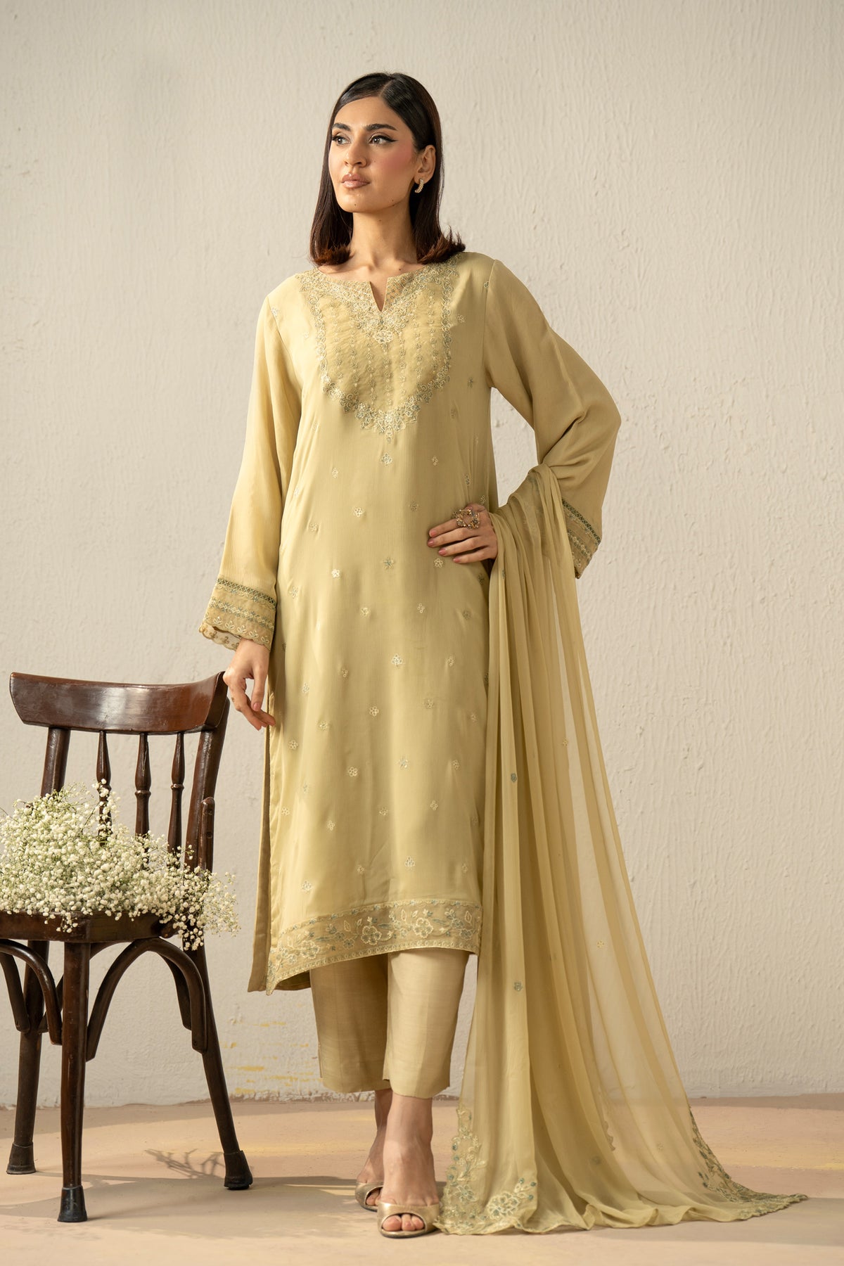 STITCHED 3 PIECE SUIT