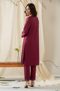 EMBROIDERED COTTON SILK STITCHED 3 PIECE SUIT