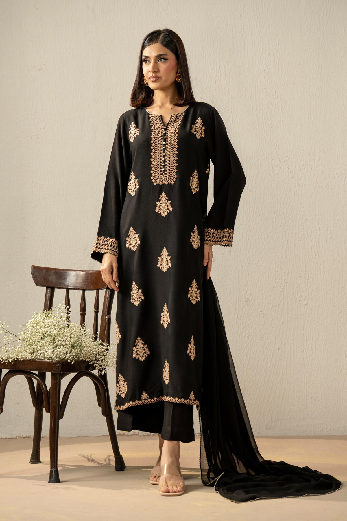 STITCHED 3 PIECE SUIT