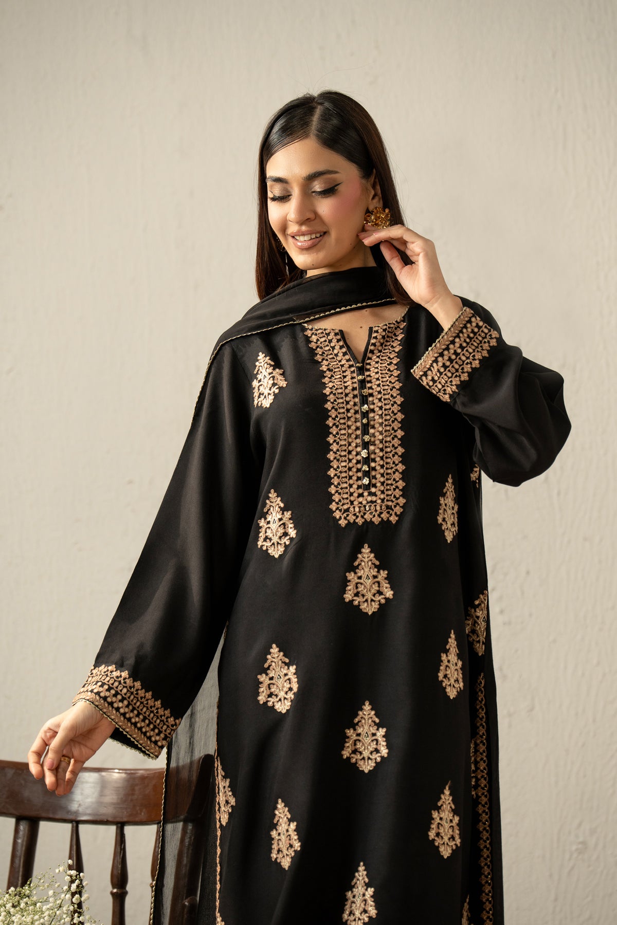 STITCHED 3 PIECE SUIT