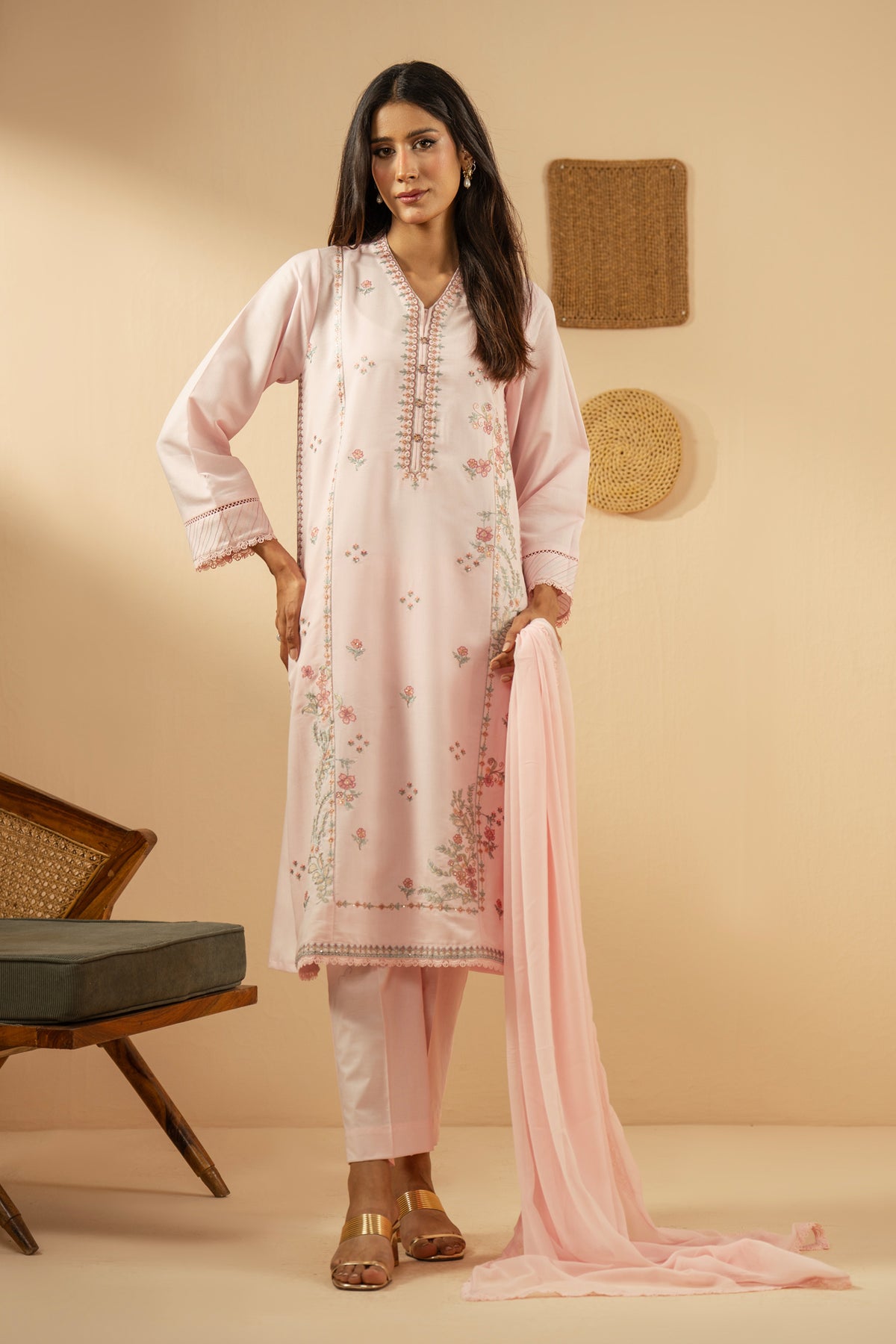 ZARI STITCHED 3 PIECE SUIT