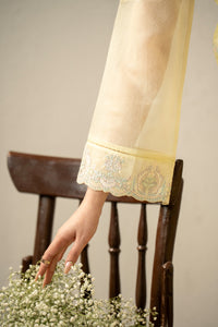 EMBROIDERED KHADDI NET STITCHED 3 PIECE SUIT