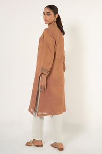 Stitched 1 Piece Embroidered Mysuri Net Shirt