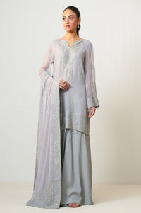UNSTITCHED EMBROIDERED SUIT