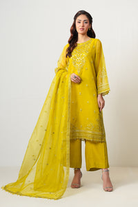 UNSTITCHED EMBROIDERED SUIT