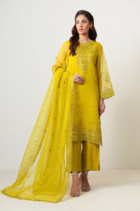 UNSTITCHED EMBROIDERED SUIT