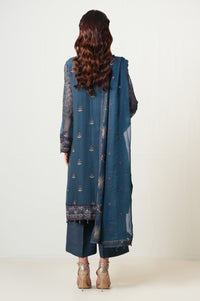 UNSTITCHED EMBROIDERED SUIT