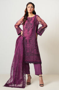 UNSTITCHED EMBROIDERED SUIT