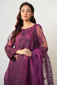 UNSTITCHED EMBROIDERED SUIT