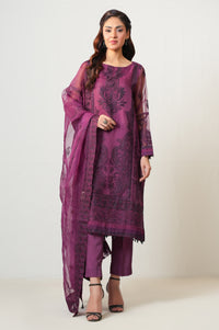 UNSTITCHED EMBROIDERED SUIT