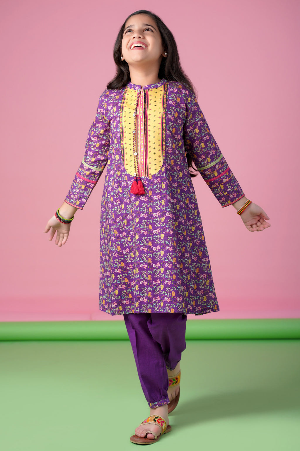 Stitched 1 Piece Printed Khaddar Shirt