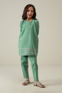 Stitched 2 Piece Embroidered Khaddar Suit