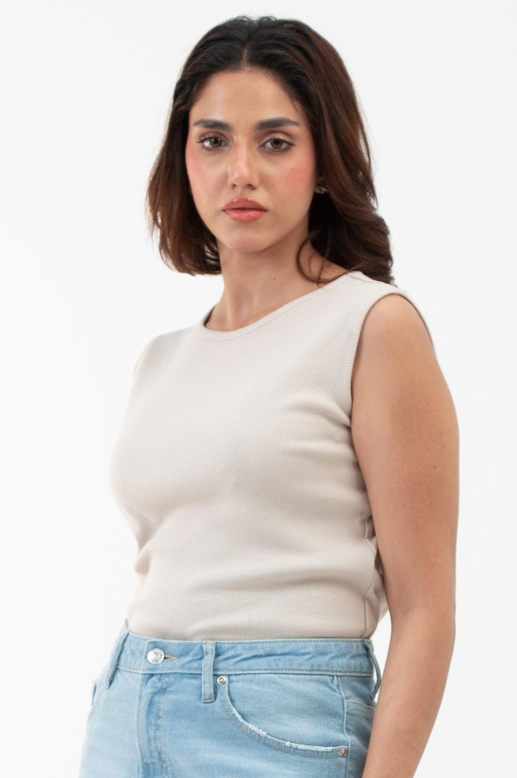 RIBBED TANK TOP